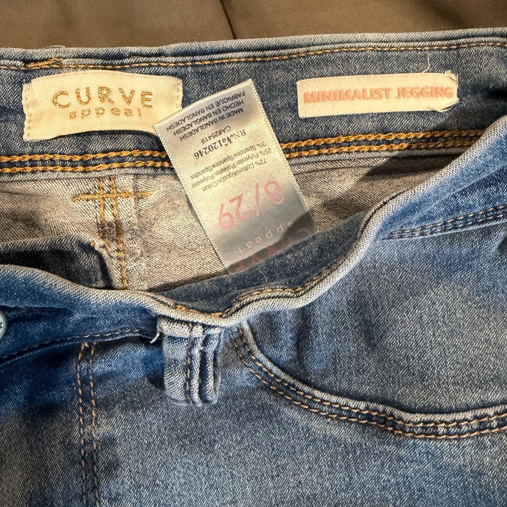 Curve Appeal Blue Jeggings